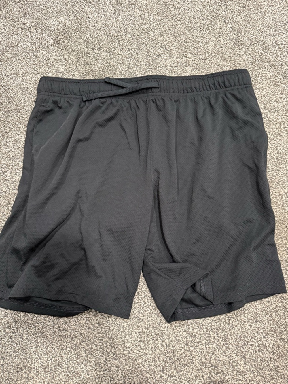 Athletic Works Black Men's Mesh Athletic Shorts